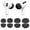 Black, variant on Replacement 3 Pairs Silicone Ear Tips Earbud Tips Covers for Apple Airpods Pro (S/M/L) New