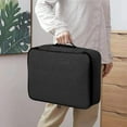 thumbnail image 3 of Organizador de archivos de Bolsa de almacenamiento Cremallera resistente al agua con cerradura negro jinwen Organizador de archivos Organizador, 3 of 7