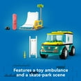 thumbnail image 6 of LEGO City Emergency Ambulance and Snowboarder Toy Vehicle Playset for Kids, Boarder and Paramedic Minifigures, Imaginative Pretend Play Winter Toy for Boys and Girls Ages 4 and Up, 60403, 6 of 8