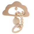 thumbnail image 4 of Grado Alimenticio De Silicona Bebé Mordedor De Dentición Juguetes Estilo 1- Macarena Pulsera de dentición de madera, 4 of 8