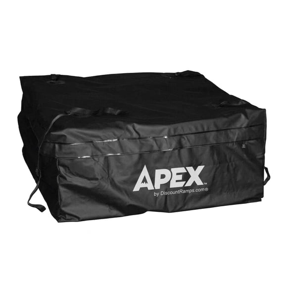 Apex Large Roof Cargo Bag with Self-Sealing Zipper and Flap Cover, 15 Cubic Feet