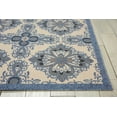 thumbnail image 4 of Nourison Caribbean All-over design Ivory/Blue Area Rug, 4 of 7