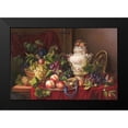 thumbnail image 2 of Viktoria 24x17 Black Modern Framed Museum Art Print Titled - Still Life with Fruits II, 2 of 5