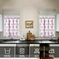 thumbnail image 4 of Kitchen Curtains 36 Inch Short - 3 Panel Set with Cute Cat Paw Pattern, Rod Pocket Window Curtain, 100% Polyester for Pet Lovers Farmhouse, Cafe, Kitchen, Bedroom, Easy Wash, 4 of 6