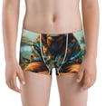 thumbnail image 5 of Yiaed Forest Meditating Gorilla Print Boys' Boxer Briefs Cotton Casual Stretch Comfort Boys Boxers - Kids Boxer Briefs Underwear for Boys (6-18)-X-Small, 5 of 5