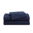 thumbnail image 1 of Sheet Set Tommy Hilfiger Cotton Percale Crisp & Cool Navy, 1 of 9