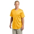 thumbnail image 4 of Sport-Tek PosiCharge Tough Mesh Full Button Jersey-L (Gold), 4 of 6