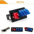 thumbnail image 6 of 12V Racing Car Ignition Switch Panel Relay Engine Start Push Button LED Toggle, 6 of 7
