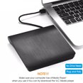 thumbnail image 4 of USB 2.0 Slim External DVD Drive DVD-RW CD-RW Burner Laptop Potable Optical Play, 4 of 11