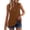 Brown, variant on Summer Tank Tops for Women Button Down Sleeveless Tunic Tank Tops Loose Fit Business Casual Tee Shirts Workout Beach Vacation Oversized Cute Classic Tees Camel L