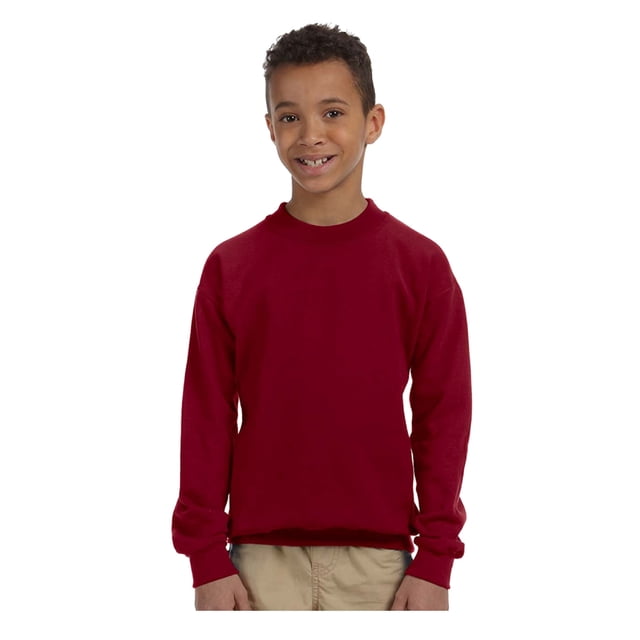 Gildan Heavy Blend Big Boy's Crewneck Sweatshirt, Style G18000B