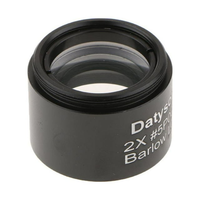 '' 2X Lens .6 * 0.6 Rosca para Telescopios Ocular Óptico de Cristal