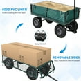 thumbnail image 2 of AKDSteel Utility Steel Garden Cart Trolley, 3 In 1 Design With Removable Sides, 200kg Capacity, 2 of 6