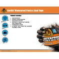 thumbnail image 3 of Gorilla Waterproof Patch & Seal Black Tape 4 inch x 10 Foot Roll, 3 of 7