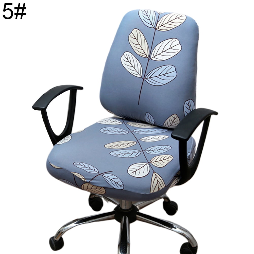 Details about   Office Chair Cover Stretch Rotating Computer Slipcovers Elastic for Melaluxe New 