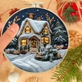 thumbnail image 4 of SnowVibe Christmas Forest Snow House Hand Embroidery DIY Kit - Handmade Fabric Material for Creative Needlework and Embroidery Projects, 4 of 4