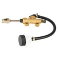 thumbnail image 2 of Universal Rear Foot Brake Master Cylinder Pump with Reservoir for Motorcycle Dirt Bike ATV, 2 of 5