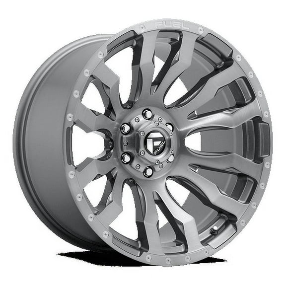 Fuel 1PC Aluminum Rim D693 BLITZ 20X9in Brushed Gunmetal Tinted Clear Finish, D69320908957