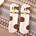 thumbnail image 7 of Aunavey Stay Snug in Winter with Toddler Fuzzy Socks featuring Cute Cartoon Cats, 7 of 7