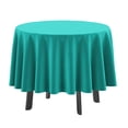 thumbnail image 1 of Vargottam Indoor/Outdoor Round Tablecloth 58 Inch Round Tablecloth Waterproof Patio Table Cloths, Spring/Summer Table Covers for Backyard Circular Table/BBQs/Picnic - Turquoise Green, 1 of 7