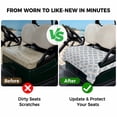 thumbnail image 4 of Golf Cart Seat Covers for 2 Seater, Abstract Blue Soft Microfiber Cart Seat Towel Blanket, Modern Contemporary Art Vintage Absorbent Breathable Non Slip Bench Seats Protector for Golf Course 51"x31", 4 of 9