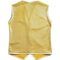 thumbnail image 4 of YONGHS Boys Girls Sparkly Sleeveless Jacket Waistcoat Hip Hop Jazz Disco Choir Dance Performance Vest Top Gold 18-24 Months, 4 of 7