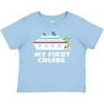 thumbnail image 3 of Inktastic My First Cruise with Cruise Ship and Palm Trees Boys or Girls Baby T-Shirt, 3 of 5