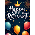 thumbnail image 4 of Decorative Design Happy Retirement Banner Colorful Balloons Party Backdrop Celebration Banner for Retirement Party Indoor Decoration Event Celebration, 4 of 8