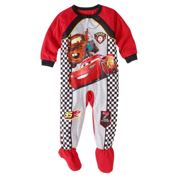 Disney Cars Lightning McQueen Footed Sleeper Blanket Pajama Boy Size 5T