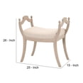 thumbnail image 5 of Stool with Reclaimed Wood and Nail Accents, Gray, 5 of 5