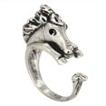 thumbnail image 1 of Kinitial-Anillo de dedo de ratón pequeño Vintage para mujeres, niños y niñas, Color plata antigua, bronce, anillos de rata lindos, joyería de regalo de fiesta, 1 of 4