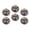 M077, variant on Glass Refrigerator Magnet 6Pcs Magnetic Fridge Sticker,Decor for Kitchen,Whiteboard,Cabinet,Vector Illustration Of Deer Head With Antlers