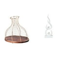 thumbnail image 1 of Elegante Jarrón De Corcho Moderno Para Coleccionistas Y Escultura Abstracta De Fuego De Resina, Regalo único Para Decoración De Cocina Y Estantería De Oficina., 1 of 8