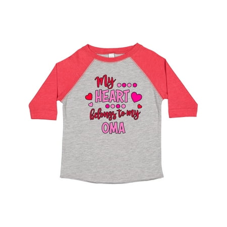 

Inktastic My Heart Belongs to My Oma Boys or Girls Toddler T-Shirt