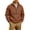 Coffee_#05, variant on Men Stand Collar Half Zip Pullover Windbreaker Raglan Sleeve Front Zipper Pocket Elastic Cuff Hem Lightweight Outdoor Travel Outer Tops,Coffee 2XL