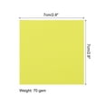 thumbnail image 2 of Uxcell Origami Paper Double Sided Sheet for Art Craft Project Beginner 50 Sheets Fluorescent Yellow 2.5x2.5 inch, 2 of 6