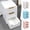 Blue, variant on 3‑drawers Plastic Desktop Storage Organizer, 5.12×3.54×3.15in Stackable Sliding Drawer Unit for Office Dorm Bathroom Bedroom Countertop Tidying
