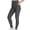Dark Gray1, variant on YUEHUA Women's High Waist Honeycomb Textured Yoga Leggings with Pockets, Tummy Control Butt Lifting Pants, Workout Tights for Gym & Outdoor