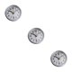 thumbnail image 4 of Kearding Plástico Práctico y respetuoso con el medio ambiente - Movimiento de cuarzo artesanal Cabezal de reloj Simple Plata árabe de moda Type1 NO1, 4 of 6
