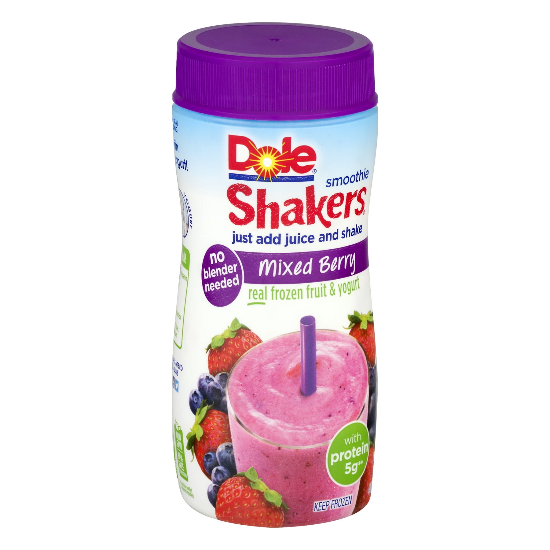 Dole Shakers Mixed Berry Smoothie - Shop Juice & Smoothies at H-E-B