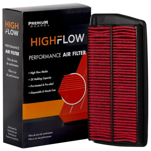 HIGHFLOW High Performance, Pre-Oiled Disposable Engine Air Filter PA6312X | Fits 2007-2012 Acura RDX