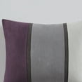 thumbnail image 4 of Madison Park Palisades 7 Piece Faux Suede Comforter Set in Purple, 4 of 9
