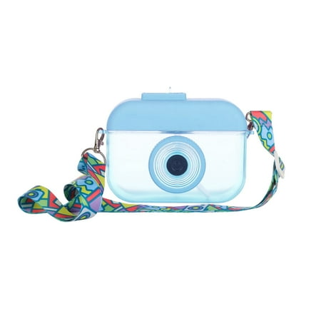 

Hunei Glass & Bottle 1pcs Cute Camera Water Cup Personality Creative With Straw Diagonally Across Watercup Outdoor Camera Straw Plastic Cup Strap Juice Cup Leakproof Student Water Cup