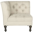 thumbnail image 3 of SAFAVIEH Jack Rustic Solid Tufted Corner Chair, Antique Gold, 3 of 7