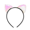 thumbnail image 3 of EeaseMX 5 diademas con orejas de gato para niños, con lentejuelas, para fiestas y decoración diaria (colores surtidos), 3 of 7
