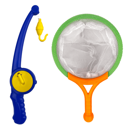 Play Day Fish & Catch 12-Piece Pool & Bath Toy Game, Ages 3+, Unisex