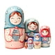 thumbnail image 1 of 6 piezas de muñecas rusas Matryoshka de madera, muñecas anidadas, juguetes coleccionables hechos a mano, arte popular decorativo, adecuado para regalar, decoración del hogar, Estilo B, 1 of 9