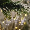 thumbnail image 4 of Adornos de gota de carámbano de copo de nieve, decoración transparente de cristal para árbol de Navidad, colgante para decoración del hogar, 2022, 4 of 4