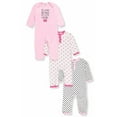 thumbnail image 2 of Hudson Baby Infant Girl Cotton Coveralls 3pk, So Many Bows, 18-24 Months, 2 of 2