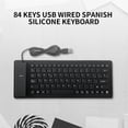thumbnail image 4 of Guardoinrt Clavier USB Slim 84 Touches Étanche pour PC et Ordinateur Portable Style A 1ensemble, 4 of 6